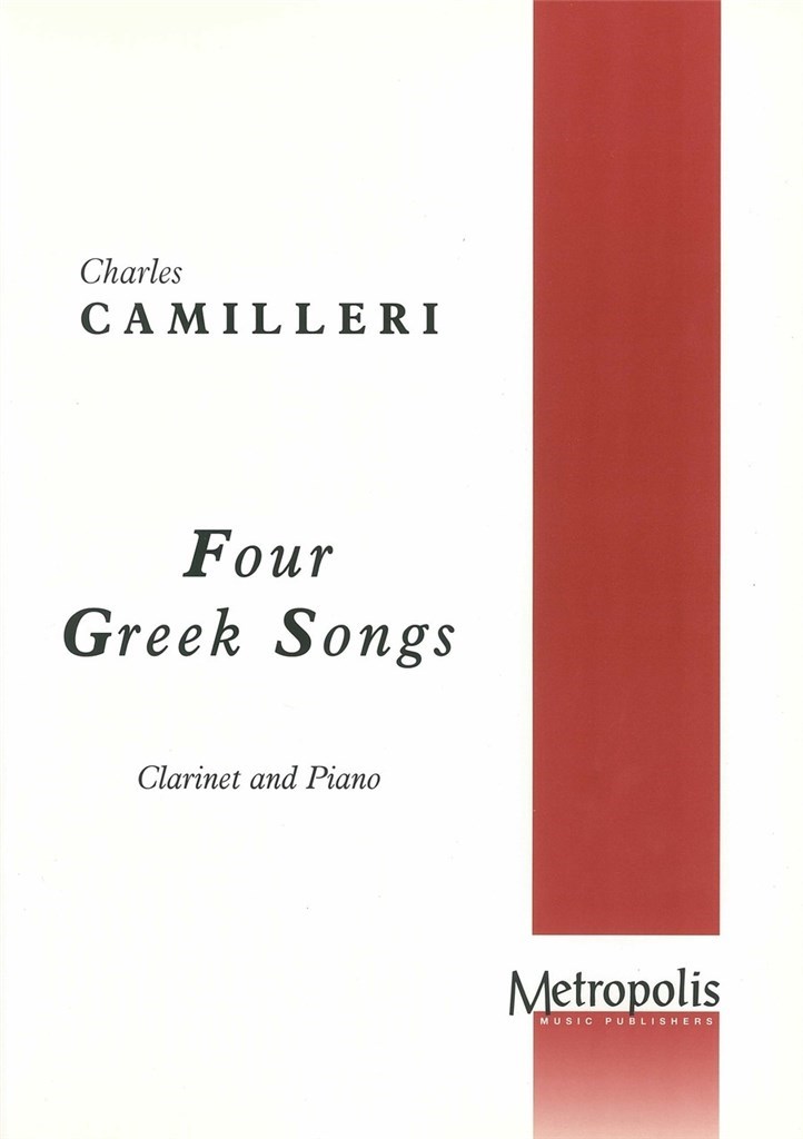 4 Greek Songs For Clarinet & Piano